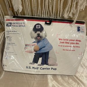 Pet Dog United Postal Service Halloween Costume